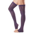 Purple - Front - Toesox Womens-Ladies Farrah Dance Leg Warmers