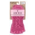 Raspberry - Lifestyle - Toesox Womens-Ladies Half Toe Socks