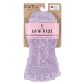 Purple - Lifestyle - Toesox Womens-Ladies Half Toe Socks