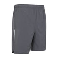 Grey - Side - Mountain Warehouse Mens Motion 2 in 1 Shorts