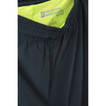 Black - Close up - Mountain Warehouse Mens Motion 2 in 1 Shorts