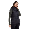 Black - Pack Shot - Mountain Warehouse Womens-Ladies Essentials Padded Gilet