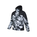 White - Lifestyle - Mountain Warehouse Mens Shadow II Printed Ski Jacket