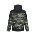 Dark Green - Side - Mountain Warehouse Mens Shadow II Printed Ski Jacket