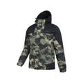 Dark Green - Lifestyle - Mountain Warehouse Mens Shadow II Printed Ski Jacket