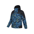 Dark Blue - Lifestyle - Mountain Warehouse Mens Shadow II Printed Ski Jacket