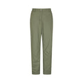 Khaki Green - Front - Mountain Warehouse Womens-Ladies Trek II Short Winter Hiking Trousers