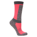 Pink-Grey - Front - Mountain Warehouse Childrens-Kids Merino Technical Ski Socks