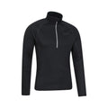 Black - Side - Mountain Warehouse Mens Approach Lightweight Midlayer