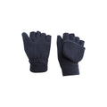 Navy - Lifestyle - Mountain Warehouse Childrens-Kids Fingerless Fleece Mittens