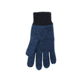 Navy - Back - Mountain Warehouse Childrens-Kids Thinsulate Melange Two Tone Gloves