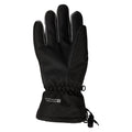 Black - Back - Mountain Warehouse Childrens-Kids Extreme Waterproof Ski Gloves