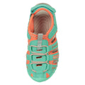 Teal - Pack Shot - Mountain Warehouse Childrens-Kids Bay Sandals