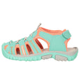 Turquoise - Pack Shot - Mountain Warehouse Childrens-Kids Bay Sandals