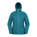 Teal - Front - Mountain Warehouse Womens-Ladies Swerve Packaway Waterproof Jacket