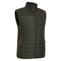 Green - Side - Mountain Warehouse Mens Turbine II Hybrid Padded Gilet