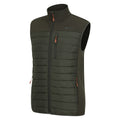 Green - Lifestyle - Mountain Warehouse Mens Turbine II Hybrid Padded Gilet