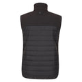 Black - Back - Mountain Warehouse Mens Turbine II Hybrid Padded Gilet