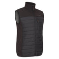 Black - Side - Mountain Warehouse Mens Turbine II Hybrid Padded Gilet