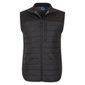 Black - Pack Shot - Mountain Warehouse Mens Turbine II Hybrid Padded Gilet