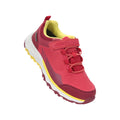 Pink-Red-Yellow - Front - Mountain Warehouse Childrens-Kids Wilderness Waterproof Walking Shoes