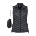 Black - Pack Shot - Mountain Warehouse Womens-Ladies Extreme II Featherweight Gilet