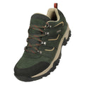 Khaki - Front - Mountain Warehouse Mens Voyage Suede Waterproof Walking Shoes