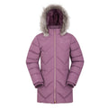 Purple - Front - Mountain Warehouse Childrens-Kids Galaxy Water Resistant Padded Jacket