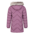 Purple - Back - Mountain Warehouse Childrens-Kids Galaxy Water Resistant Padded Jacket