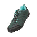 Dark Grey-Petrol - Front - Mountain Warehouse Womens-Ladies Outdoor II Suede Walking Shoes