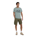 Green - Pack Shot - Animal Mens Haze Organic Cargo Shorts