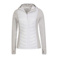 White - Pack Shot - Mountain Warehouse Womens-Ladies Action Packed Padded Jacket