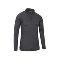 Dark Grey - Side - Mountain Warehouse Mens Talus Base Layer Top (Pack of 2)