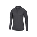 Dark Grey - Lifestyle - Mountain Warehouse Mens Talus Base Layer Top (Pack of 2)