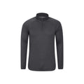 Dark Grey - Pack Shot - Mountain Warehouse Mens Talus Base Layer Top (Pack of 2)