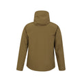 Dark Khaki - Back - Mountain Warehouse Mens Covert Waterproof Jacket