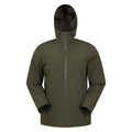 Khaki - Front - Mountain Warehouse Mens Covert Waterproof Jacket