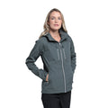 Khaki - Back - Mountain Warehouse Womens-Ladies Helsinki Recycled Soft Shell Jacket