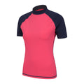 Coral - Back - Mountain Warehouse Womens-Ladies UV Protection Rash Guard