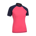 Coral - Side - Mountain Warehouse Womens-Ladies UV Protection Rash Guard