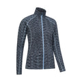 Dark Blue - Lifestyle - Mountain Warehouse Womens-Ladies Bend & Stretch Full Zip Midlayer