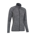 Black - Back - Mountain Warehouse Womens-Ladies Bend & Stretch Full Zip Midlayer