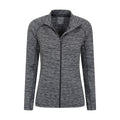 Black - Lifestyle - Mountain Warehouse Womens-Ladies Bend & Stretch Full Zip Midlayer