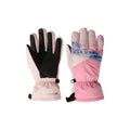 Pink - Lifestyle - Mountain Warehouse Childrens-Kids Extreme Waterproof Ski Gloves