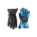 Teal - Front - Mountain Warehouse Childrens-Kids Extreme Waterproof Ski Gloves