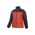 Burnt Orange - Side - Mountain Warehouse Mens Vista Padded Jacket