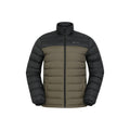 Khaki - Front - Mountain Warehouse Mens Vista Padded Jacket