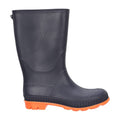 Burnt Orange - Front - Mountain Warehouse Childrens-Kids Plain Wellington Boots