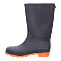 Burnt Orange - Side - Mountain Warehouse Childrens-Kids Plain Wellington Boots