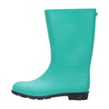 Dark Teal - Lifestyle - Mountain Warehouse Childrens-Kids Plain Wellington Boots